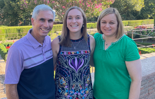 David Galbenski his wife Lynn & their daughter Sarah